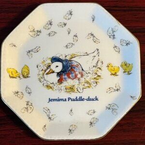 Beatrix Potter Jemima Puddle duck plate Frederick Warne and Co 2002 Vintage